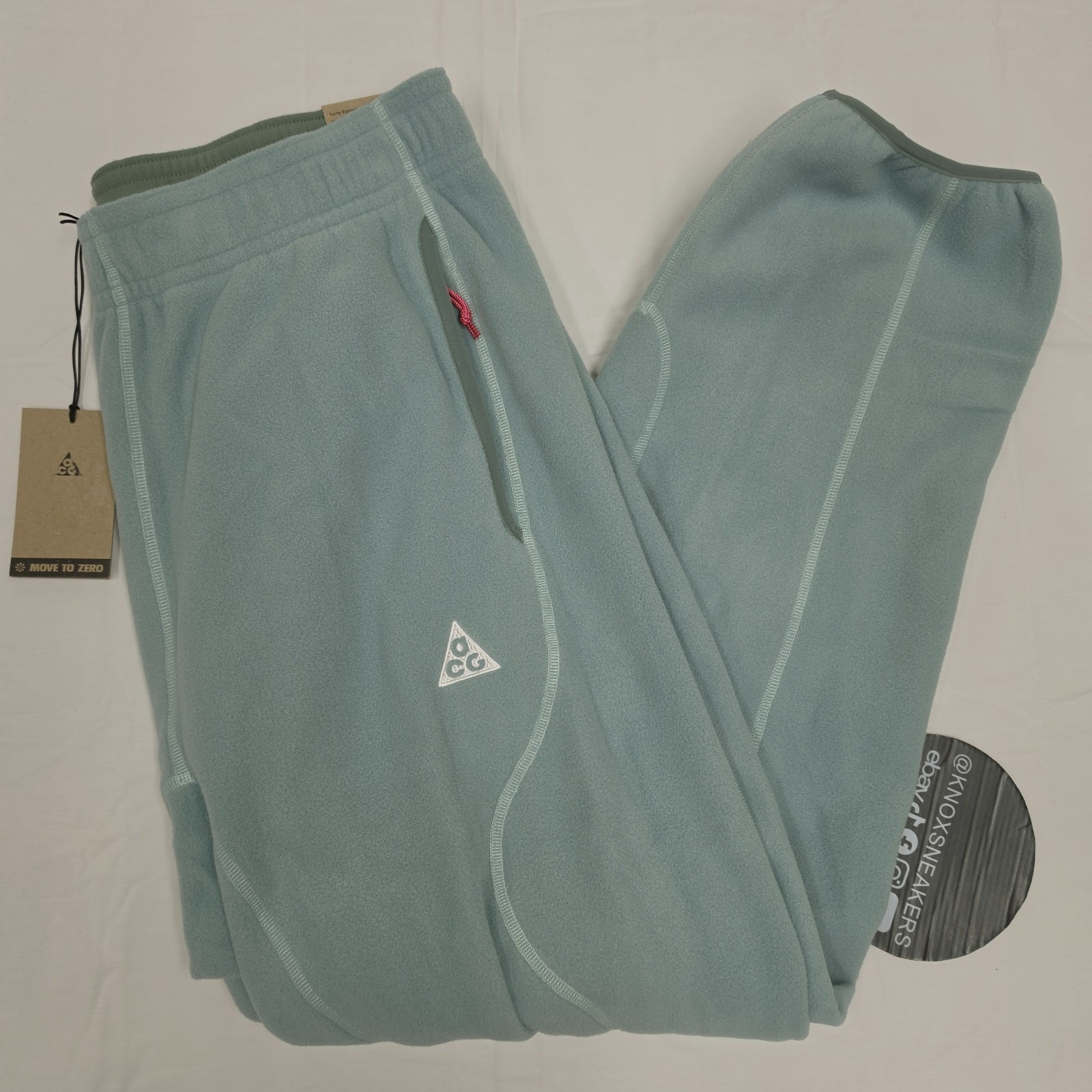 Nike Acg Fleece Sweatpants Polartec Wolf Tree Hv1123-017 Men's Size Xxlarge
